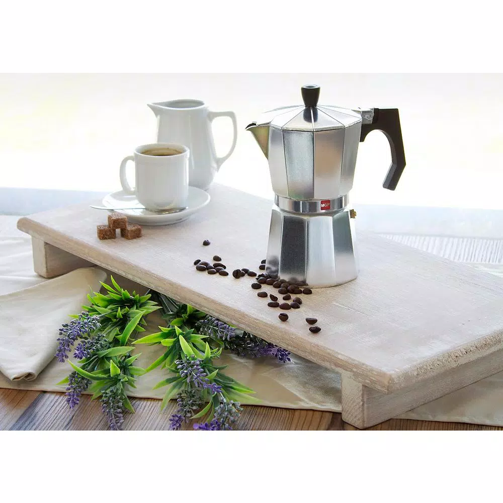 Magefesa Kenia 9-Cup Aluminum Espresso Maker Stovetop Moka Pot