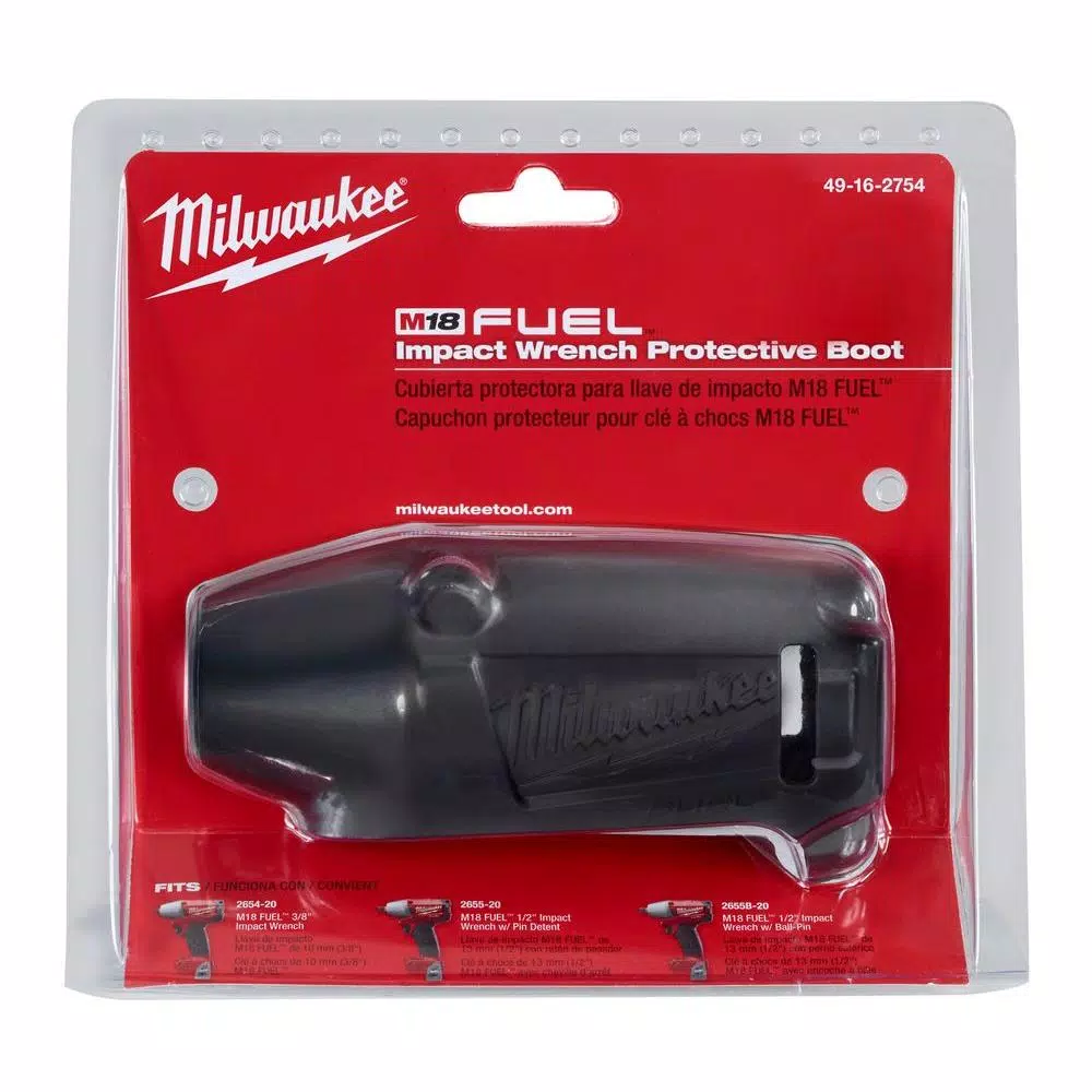 Milwaukee M18 FUEL Compact Impact Wrench Tool Boot (49-16-2754)