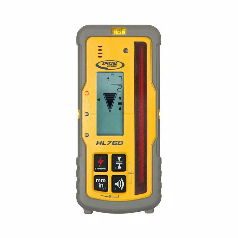 Spectra Precision GL612N Red Beam Self-Leveling Rotary Laser Level with HL760 Receiver