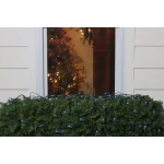 Northlight 4 ft. x 6 ft. Blue Mini Net Style Christmas Lights with Green Wire, 150 Bulbs thumbnail 2