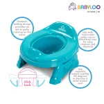 Babyloo 2-in-1 Portable Travel Potty for Toddlers - Blue thumbnail 4