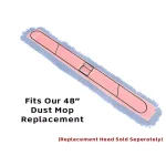 Alpine Industries 48 in. Iron Quick Change Dust Mop Frame thumbnail 2