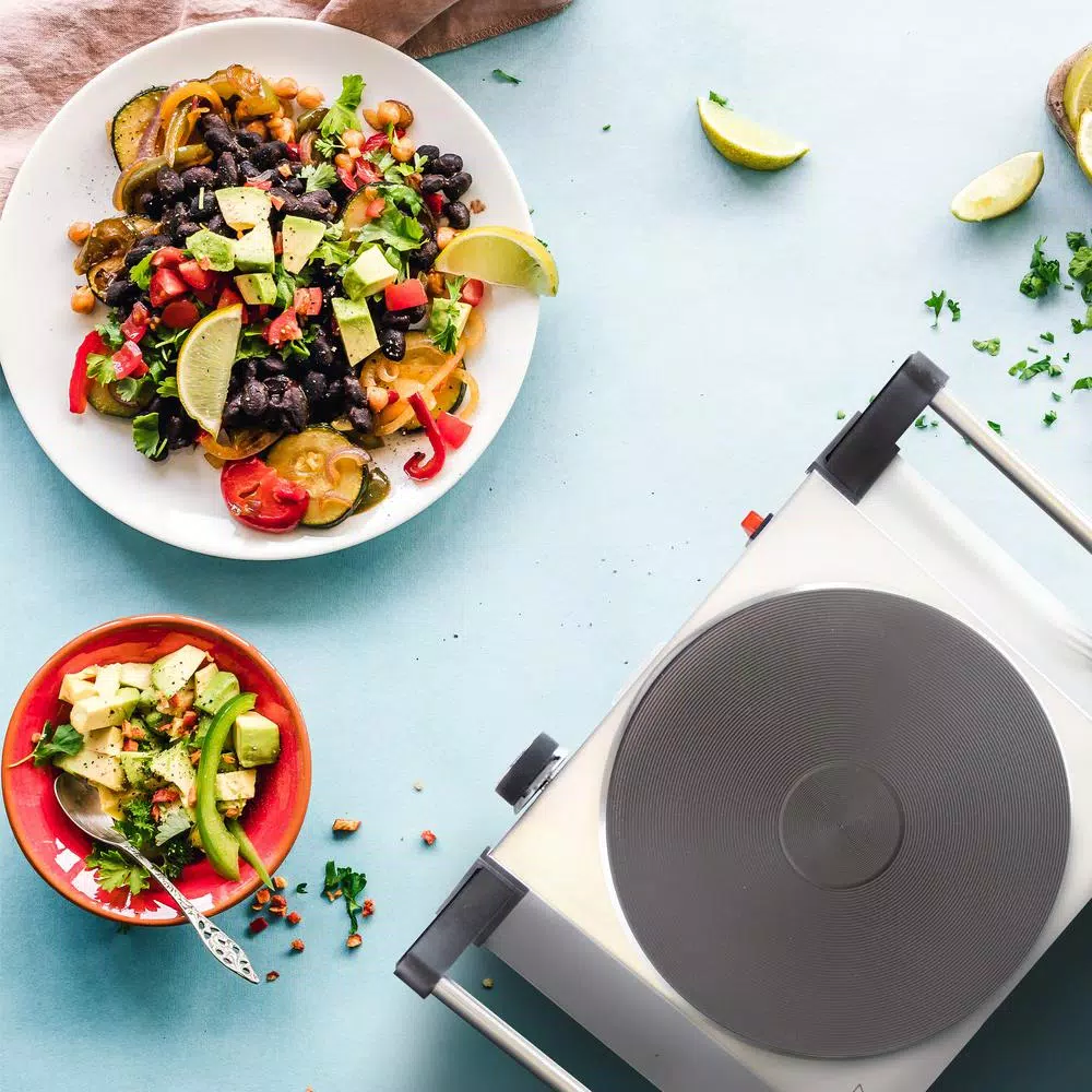 Better Chef Single Burner Stainless Steel 8 in. Portable Electric Hot Plate, 1500W