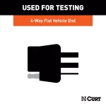 CURT 4-Way Flat Connector Tester for Trailer Wiring and Electrical Diagnostics thumbnail 6