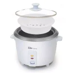 Unbranded Elite Gourmet 6-Cup White Non-Stick Rice Cooker with Steam Tray thumbnail 1