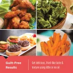 BLACK+DECKER PURIFRY 2-Liter Air Fryer, 1200W Convection Oven with Dual Fans thumbnail 7