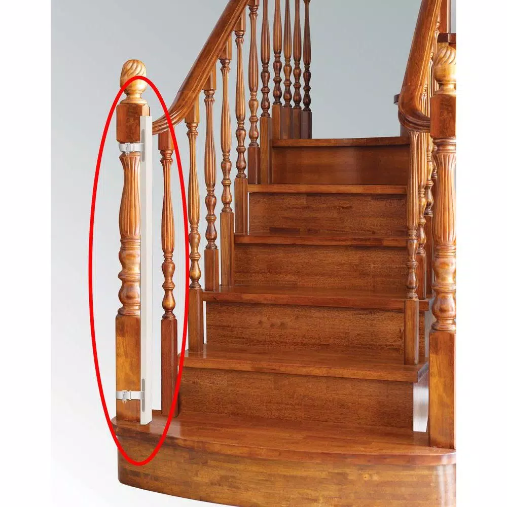 Dreambaby 42 in. Wood Pressure Mounted Gate Adaptor Panel for Banisters and Stair Posts