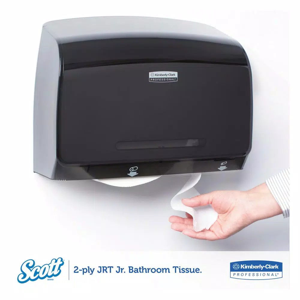 Kimberly-Clark PROFESSIONAL Scott Jumbo Roll Tissue, 2-Ply White, 1000 ft. Rolls (Case of 4)