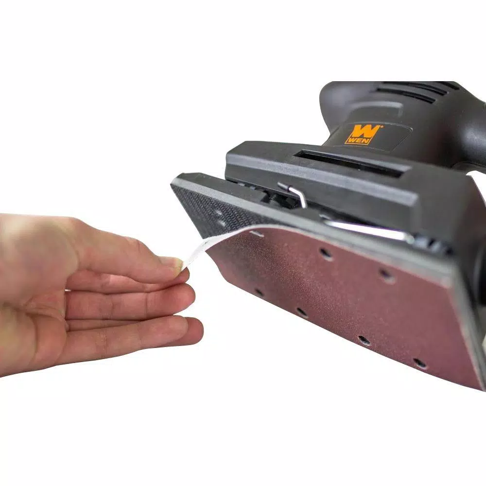 WEN 1.2 Amp Electric 1/3 Sheet Sander, 12,000 OPM Corded Detail Sander
