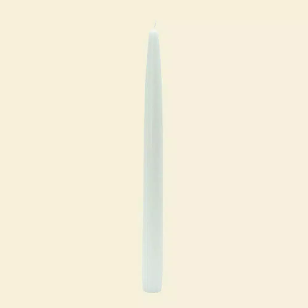 Zest Candle 10 in. White Taper Candles, 12-Set