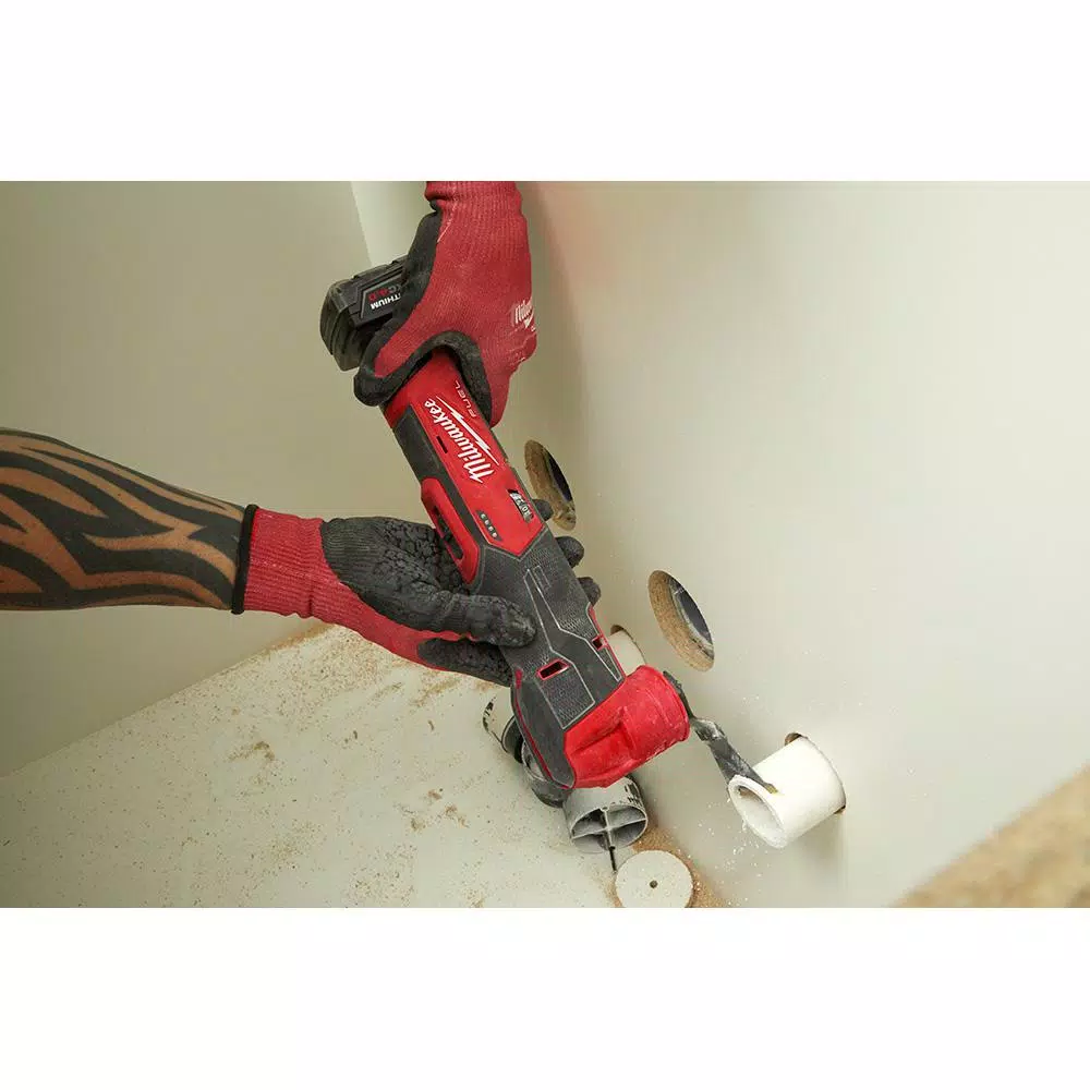 Milwaukee M12 FUEL 12V Cordless Oscillating Multi-Tool Kit with 4.0 Ah Battery, Charger, and Bag