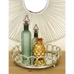 LITTON LANE Modern Reflections Silver Round Mirror Ring Trays, Set of 2 thumbnail 1