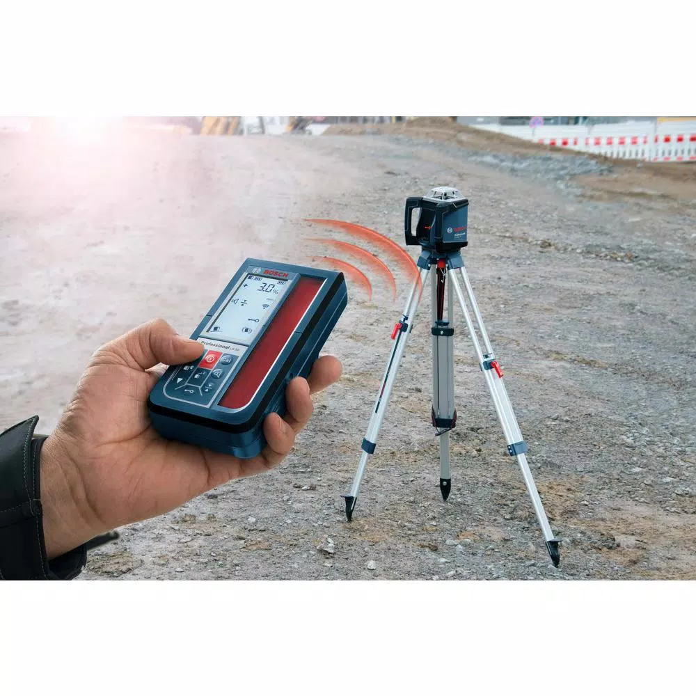 Bosch GRL 500 HCK Self-Leveling Rotary Laser Level Kit, 1650 ft. Range