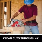 SKILSAW 10-1/4 in. 15 Amp Worm Drive Circular Saw with Diablo Carbide Blade thumbnail 3