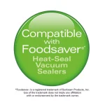 Hamilton Beach NutriFresh Clear Vacuum Sealer Bag Rolls, 7-Roll Multi-Pack thumbnail 4