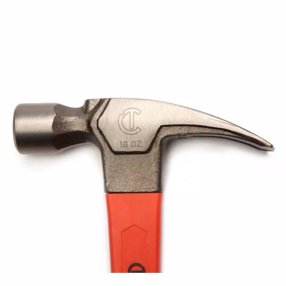 Crescent 16 oz. Fiberglass Rip Claw Hammer with Polished Forged Steel Head