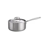 Tramontina Gourmet Tri-Ply Clad 3 Qt. Stainless Steel Sauce Pan with Lid thumbnail 1