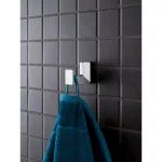 GROHE Selection Cube Wall-Mount Robe Hook in StarLight Chrome thumbnail 2