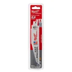 Milwaukee WRECKER 6 in. Multi-Material Demolition Reciprocating Saw Blades, 7/11 TPI (5 Pack) thumbnail 2