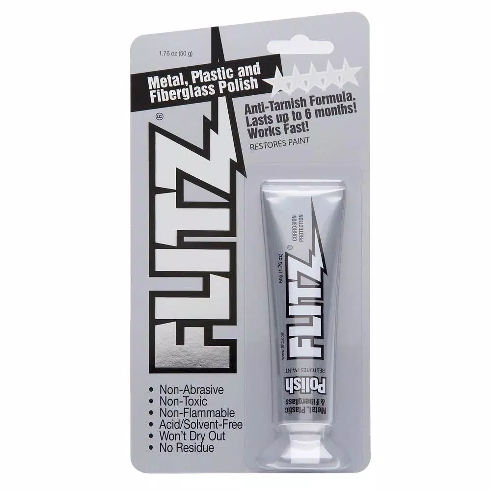 Flitz Concentrated Metal, Plastic and Fiberglass Polish Paste - 1.76 oz.