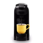 Boyel Living 1000W Single Serve Coffee Maker, Black Compact Coffee Machine Compatible with K-Cup and Coffee Grounds thumbnail 1