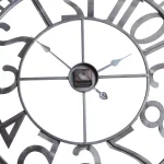 Utopia Alley Manhattan 32" Industrial Wall Clock, Pewter Metal, Analog Quartz thumbnail 4