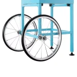Great Northern Flufftastic Commercial Blue Cotton Candy Machine with Cart, 1000W Stainless Steel Kettle thumbnail 5