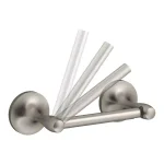 KOHLER Willamette Double Post Toilet Paper Holder, Vibrant Brushed Nickel thumbnail 6