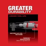 Milwaukee M12 FUEL 1/2 in. Brushless Cordless Ratchet (Tool-Only) thumbnail 4