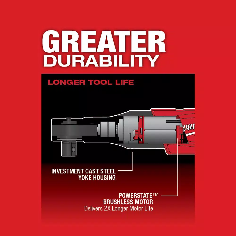 Milwaukee M12 FUEL 1/2 in. Brushless Cordless Ratchet (Tool-Only)