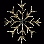 Fraser Hill Farm 30 in. LED Snowflake Specialty Light, 100 Warm White Lights thumbnail 1