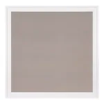 DesignOvation Bosc White Fabric Pinboard Framed Linen Memo Board, 31.5 x 31.5 in thumbnail 1