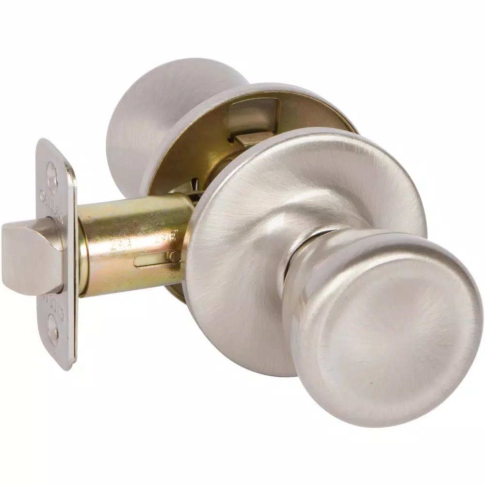 Callan Brayden Classic Satin Nickel Tulip Shaped Passage Door Knob Set
