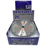 GRIP TIGHT TOOLS Grip Tight Classic 7-1/4 in. 40-Tooth Tungsten Carbide Tipped Circular Saw Blades, Multi-Purpose (25-Pack) thumbnail 2