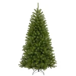 National Tree Company 7.5 ft. North Valley Spruce Hinged Artificial Christmas Tree, Slim Profile thumbnail 1
