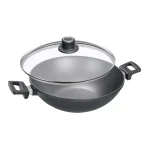 Frieling Woll Nowo 12.5 in. Titanium Reinforced Nonstick Cast Aluminum Wok with Glass Lid thumbnail 5