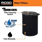 RIDGID Replacement Filter Set: VF4000 Pleated Paper & VF7000 Foam Filter for 5 Gal. or Larger Wet/Dry Vacuums thumbnail 7