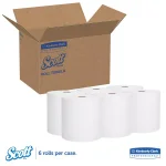 Scott Essential High Capacity Hard Roll Paper Towels, 8 x 950 ft, White (6 Rolls per Carton) thumbnail 2