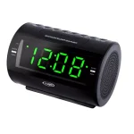 Jensen JCR-210 AM/FM Digital Alarm Clock Radio with 1.2 in. Green LED Display and Nature Sounds thumbnail 1