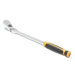 GEARWRENCH 3/8 in. Drive 90-Tooth Dual Material Flex Head Teardrop Ratchet, 13.65 in. thumbnail 5