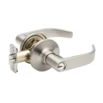 Copper Creek Erin Satin Stainless Keyed Entry Door Lever thumbnail 1