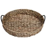 Unbranded CreativeWare Island Breeze 6-Compartment Ceramic Stoneware Server with Water Hyacinth Basket thumbnail 3