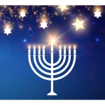 My Door Decor 7 ft. x 8 ft. Hanukkah Menorah Garage Door Mural Banner thumbnail 4