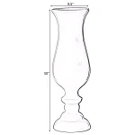 Uniquewise 30 in. White Modern Fiberglass Goblet Shape Floor Vase thumbnail 5