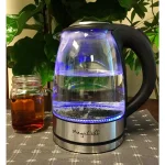 MegaChef 1.7L Glass and Stainless Steel Electric Tea Kettle, 7-Cup Capacity thumbnail 3