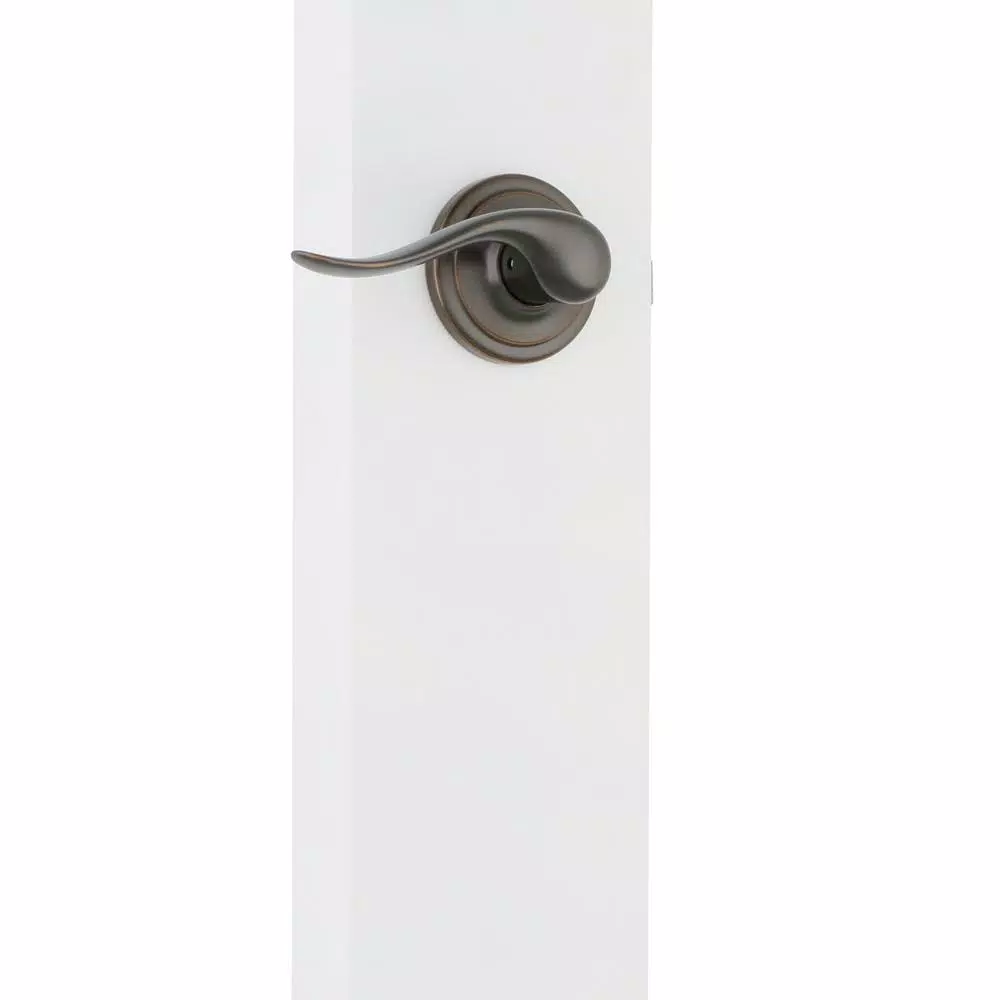 Kwikset Arlington Tustin Left-Handed Door Lever, Venetian Bronze