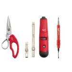 Milwaukee Electrician Snips, Impacting Punchdown Tool, and 4-in-1 Multi-Pick Hand Tool Set thumbnail 1