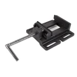 WEN 4 in. Cast Iron Drill Press Vise with Padded Jaws thumbnail 1