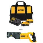 DEWALT 20V MAX Cordless Reciprocating Saw Kit with (2) 5.0 Ah Batteries and Charger thumbnail 1