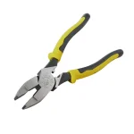 Klein Tools 9 in. Journeyman High Leverage Side Cutting Crimping Pliers thumbnail 5